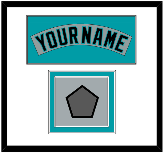 Florida Nameplate & World Series Patch - Road Gray (1993-2001) - Signature Tier 5