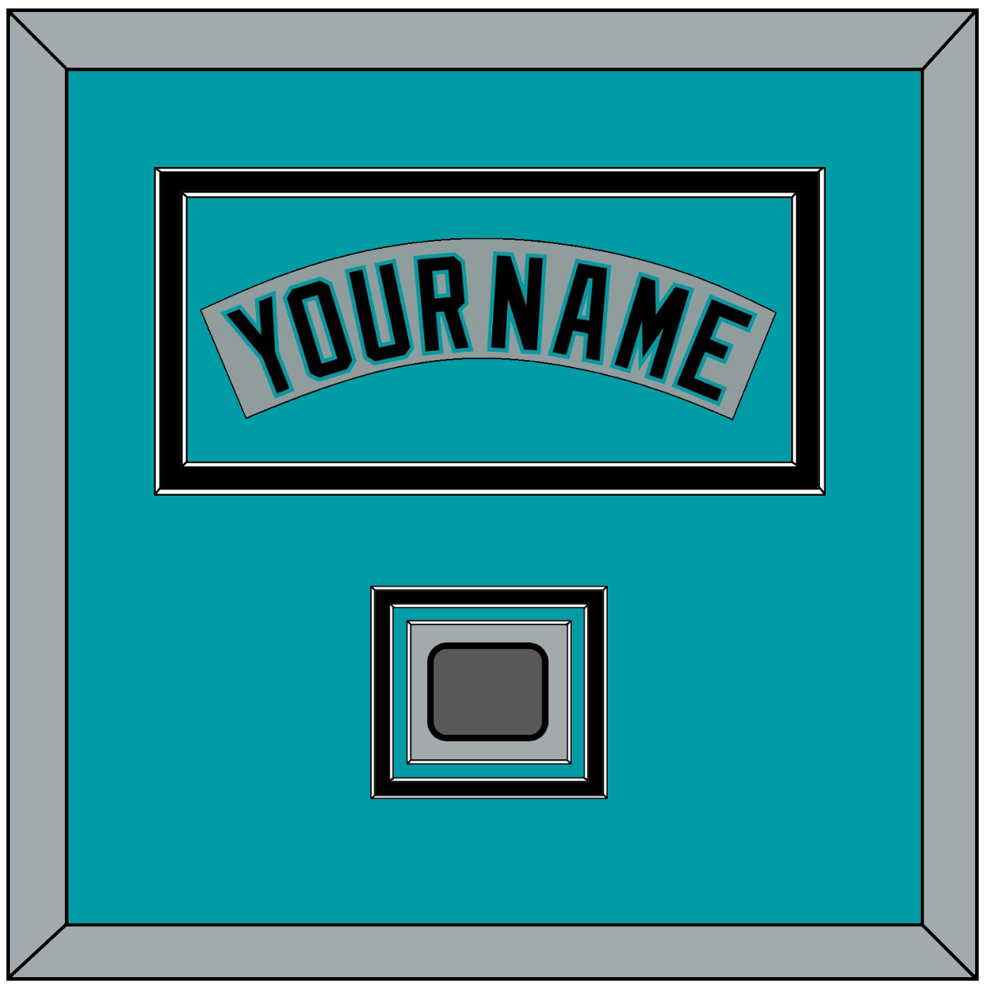 Florida Nameplate & World Series Patch - Road Gray (1993-2001) - Premier Tier 4