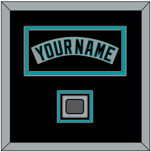 Florida Nameplate & World Series Patch - Road Gray (1993-2001) - Premier Tier 5