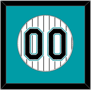 Florida Number - Home White Pinstripes (2003-2011) - Single Mat 1