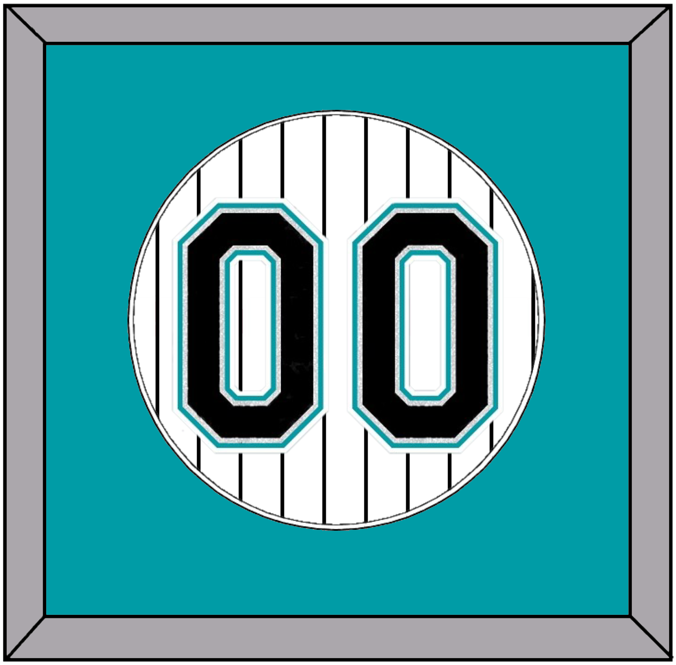 Florida Number - Home White Pinstripes (2003-2011) - Essential Tier 1