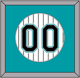 Florida Number - Home White Pinstripes (2003-2011) - Single Mat 1