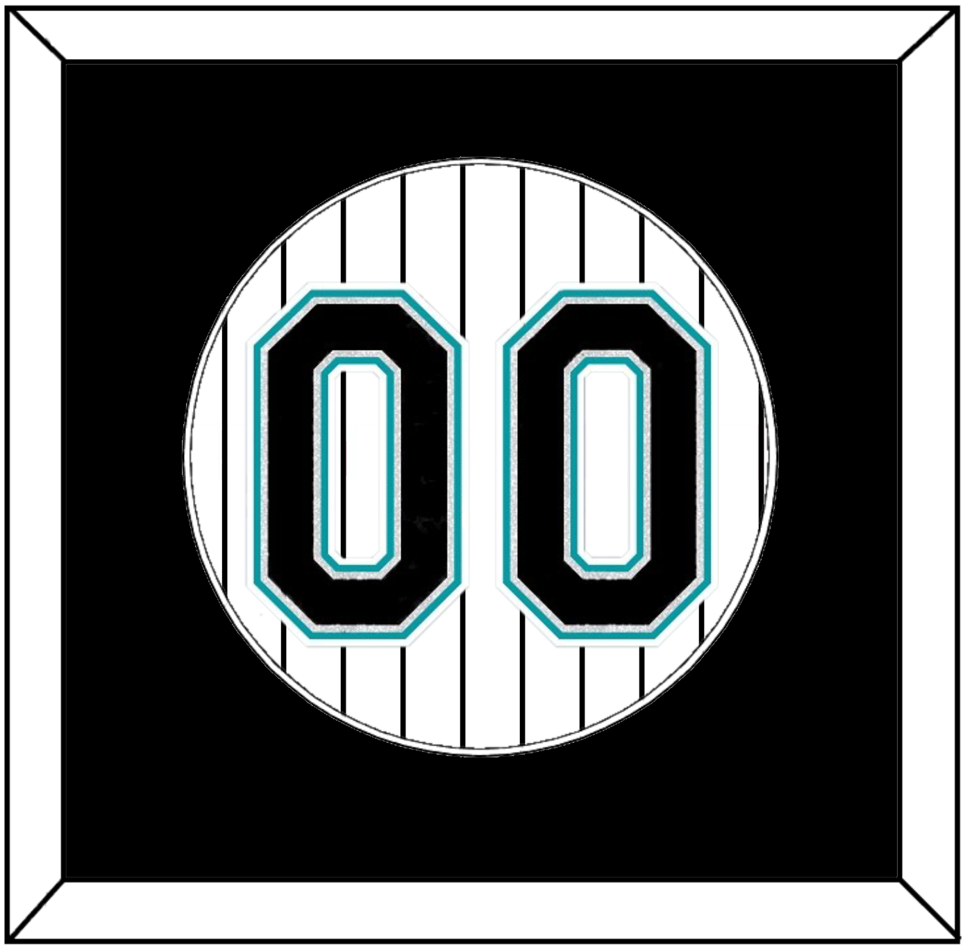 Florida Number - Home White Pinstripes (2003-2011) - Essential Tier 2