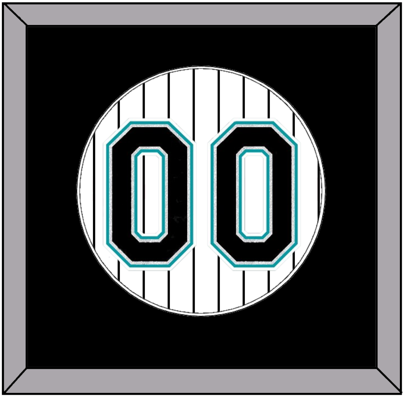 Florida Number - Home White Pinstripes (2003-2011) - Essential Tier 2