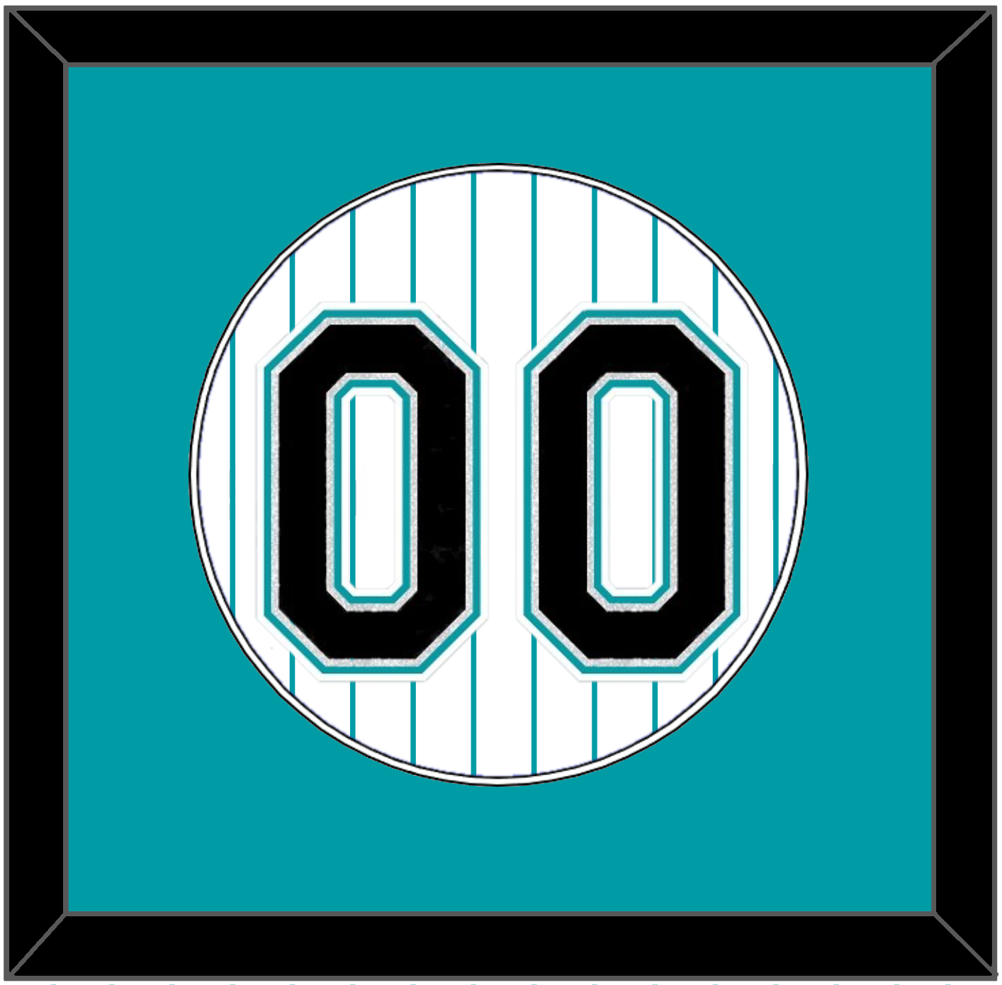 Florida Number - Home White Pinstripes (1993-2002) - Essential Tier 1
