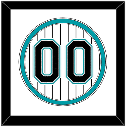 Florida Number - Home White Pinstripes (2003-2011) - Signature Tier 1