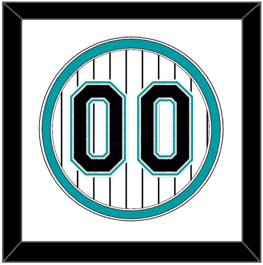 Florida Number - Home White Pinstripes (2003-2011) - Signature Tier 1