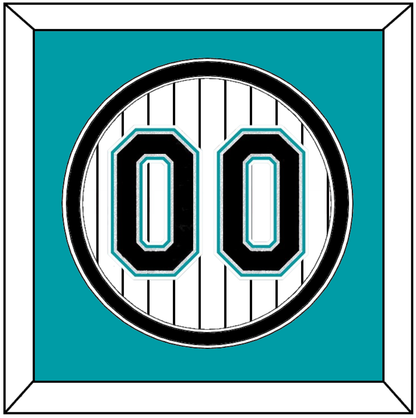Florida Number - Home White Pinstripes (2003-2011) - Signature Tier 2