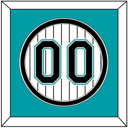 Florida Number - Home White Pinstripes (2003-2011) - Signature Tier 2