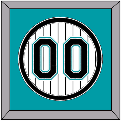 Florida Number - Home White Pinstripes (2003-2011) - Signature Tier 2