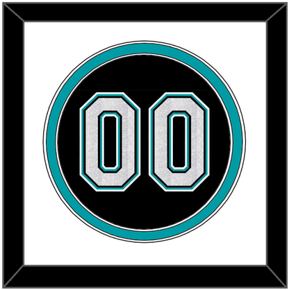 Florida Number - Alternate Black (2003-2011) - Signature Tier 1