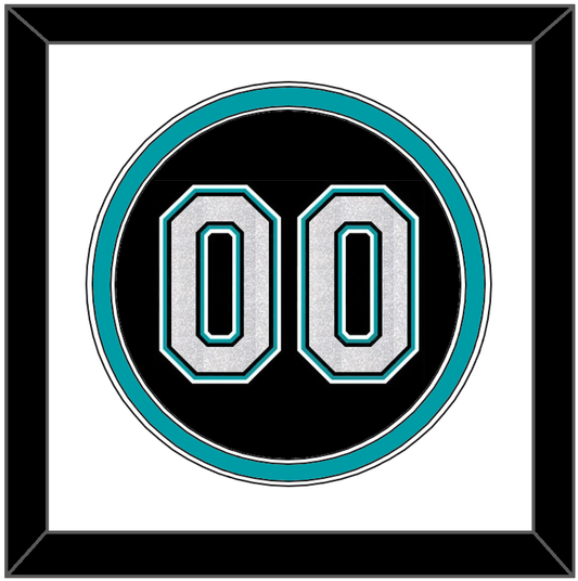 Florida Number - Alternate Black (2003-2011) - Signature Tier 1