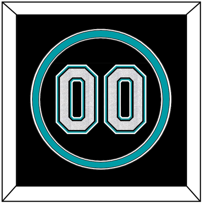 Florida Number - Alternate Black (2003-2011) - Signature Tier 2