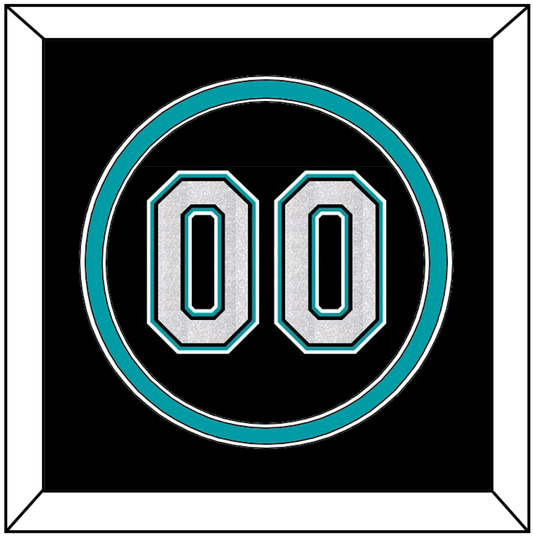 Florida Number - Alternate Black (2003-2011) - Signature Tier 2