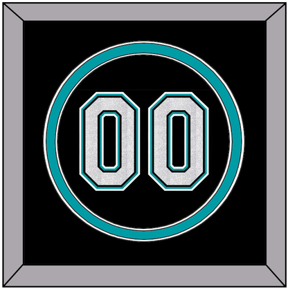 Florida Number - Alternate Black (2003-2011) - Signature Tier 2