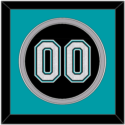 Florida Number - Alternate Black (2003-2011) - Signature Tier 3