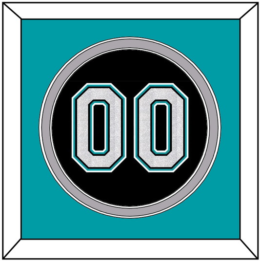 Florida Number - Alternate Black (2003-2011) - Signature Tier 3