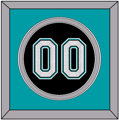 Florida Number - Alternate Black (2003-2011) - Signature Tier 3