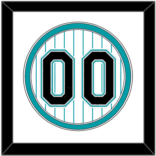 Florida Number - Home White Pinstripes (1993-2002) - Signature Tier 1