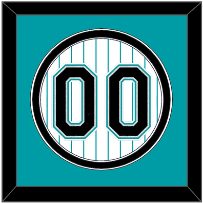 Florida Number - Home White Pinstripes (1993-2002) - Signature Tier 2