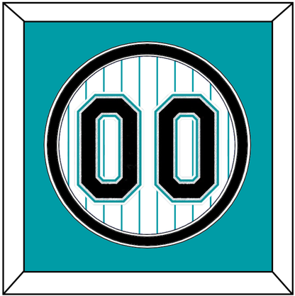 Florida Number - Home White Pinstripes (1993-2002) - Signature Tier 2