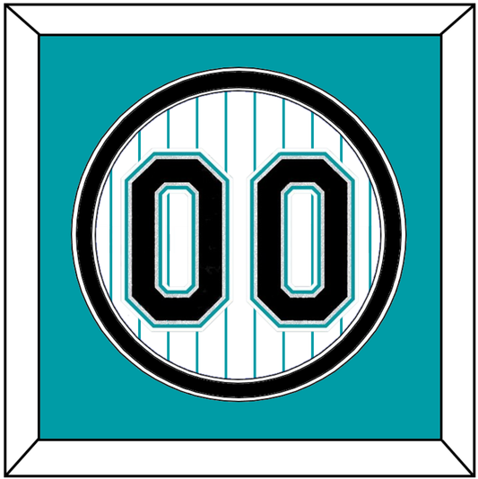 Florida Number - Home White Pinstripes (1993-2002) - Signature Tier 2