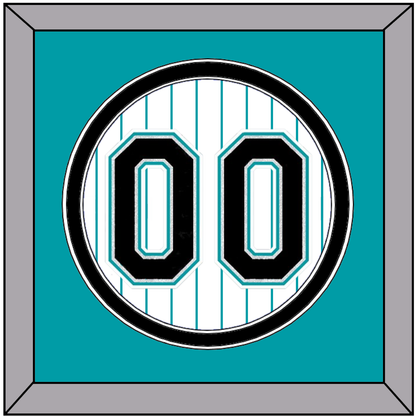 Florida Number - Home White Pinstripes (1993-2002) - Signature Tier 2