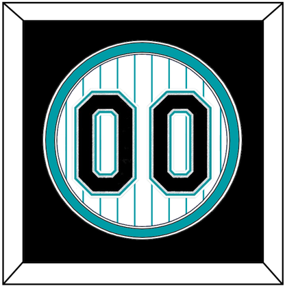Florida Number - Home White Pinstripes (1993-2002) - Signature Tier 3