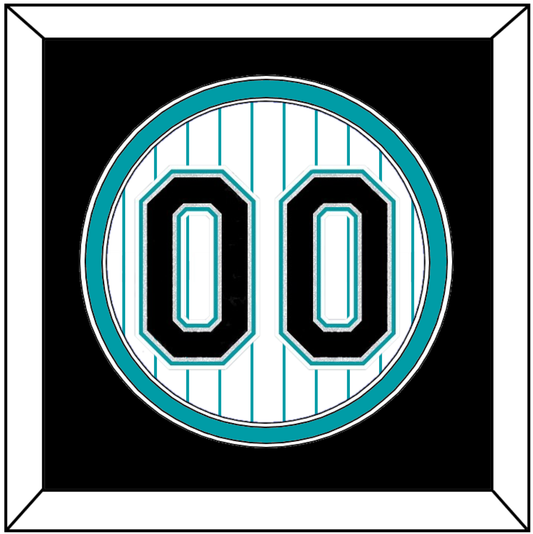 Florida Number - Home White Pinstripes (1993-2002) - Signature Tier 3