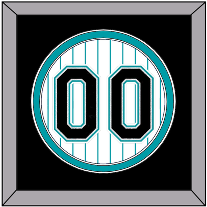 Florida Number - Home White Pinstripes (1993-2002) - Signature Tier 3