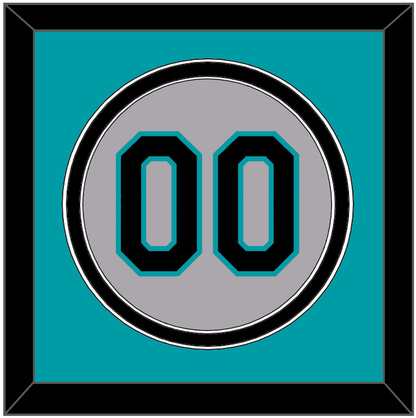 Florida Number - Road Gray (1993-2002) - Signature Tier 2