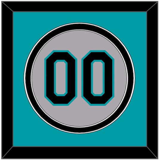 Florida Number - Road Gray (1993-2002) - Signature Tier 2