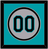 Florida Number - Road Gray (1993-2002) - Double Mat 2