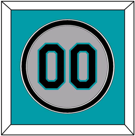 Florida Number - Road Gray (1993-2002) - Signature Tier 2