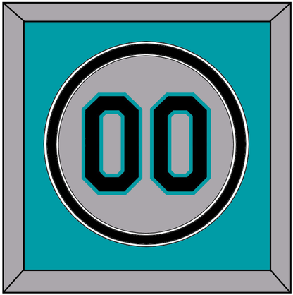 Florida Number - Road Gray (1993-2002) - Signature Tier 2