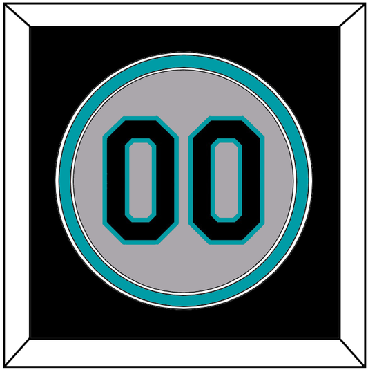 Florida Number - Road Gray (1993-2002) - Signature Tier 3