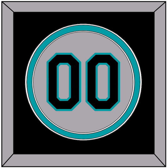 Florida Number - Road Gray (1993-2002) - Signature Tier 3
