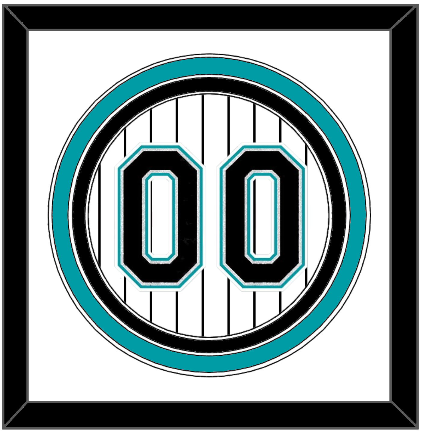 Florida Number - Home White Pinstripes (2003-2011) - Premier Tier 1