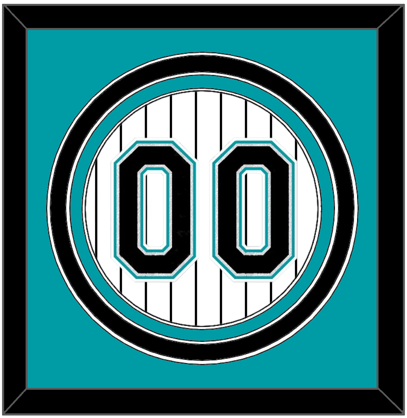 Florida Number - Home White Pinstripes (2003-2011) - Premier Tier 2
