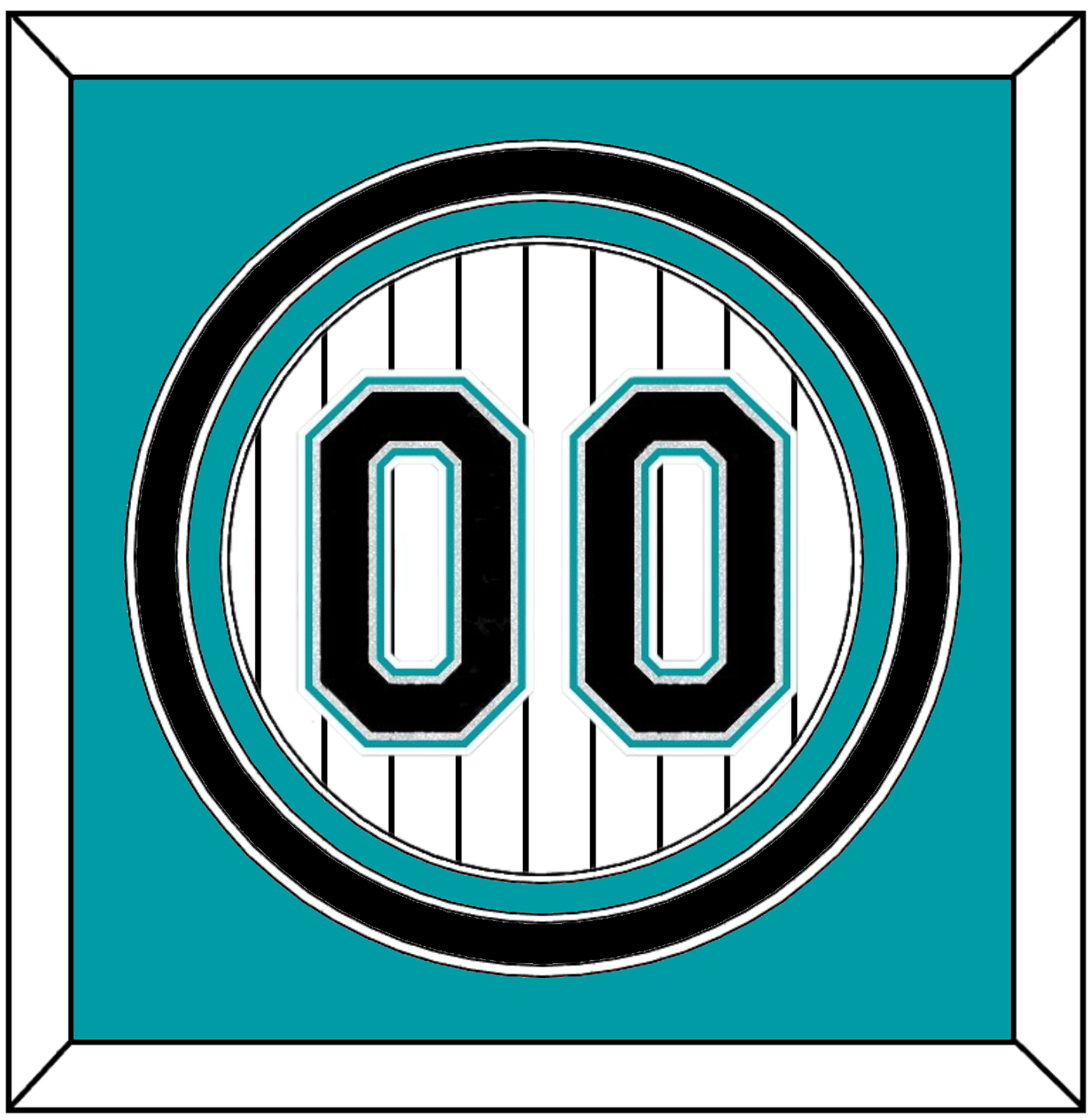 Florida Number - Home White Pinstripes (2003-2011) - Premier Tier 2