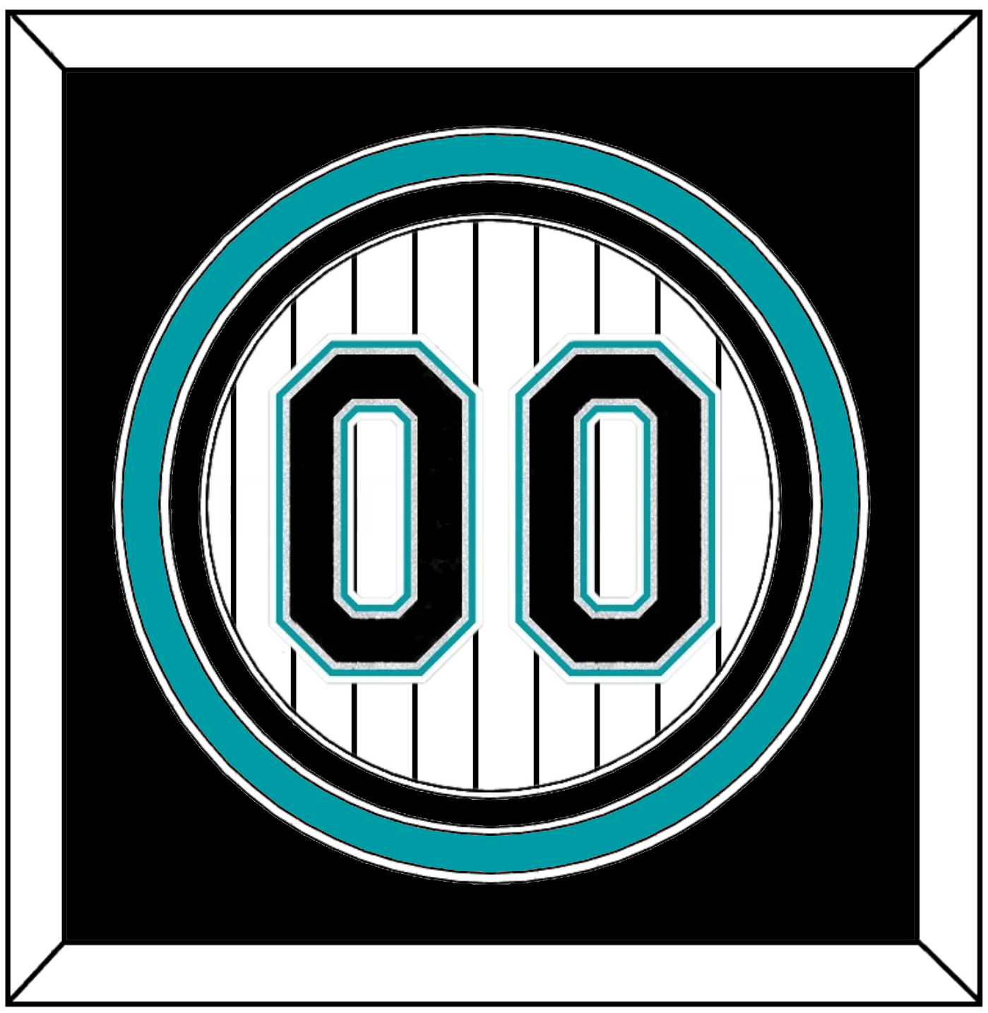 Florida Number - Home White Pinstripes (2003-2011) - Premier Tier 3