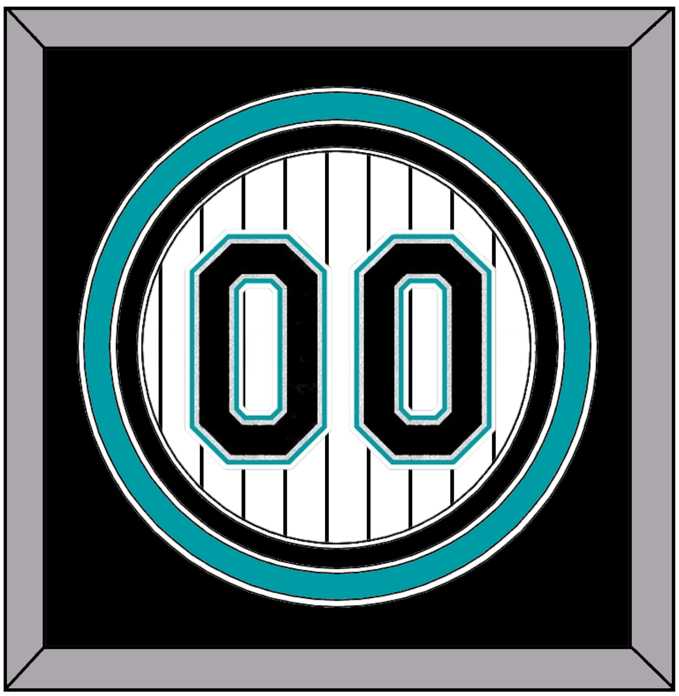 Florida Number - Home White Pinstripes (2003-2011) - Premier Tier 3