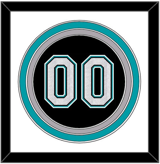 Florida Number - Alternate Black (2003-2011) - Premier Tier 1