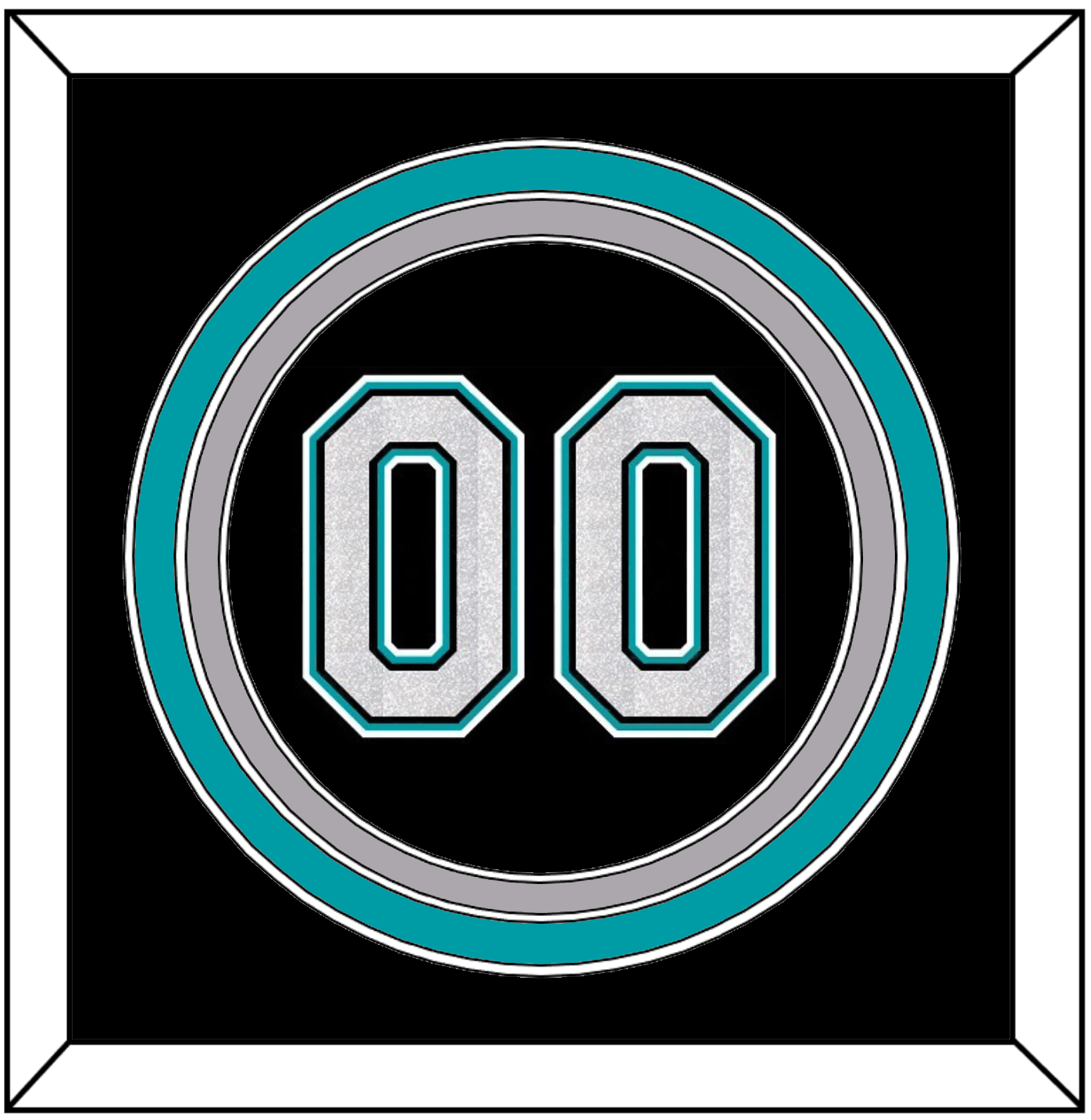 Florida Number - Alternate Black (2003-2011) - Premier Tier 2