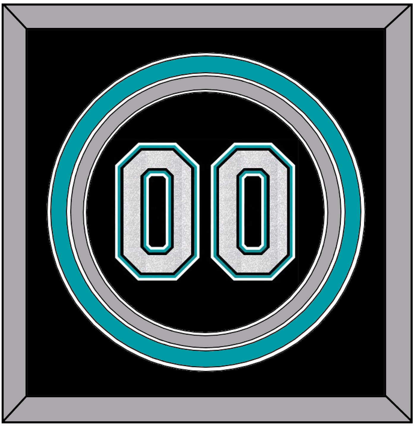 Florida Number - Alternate Black (2003-2011) - Premier Tier 2