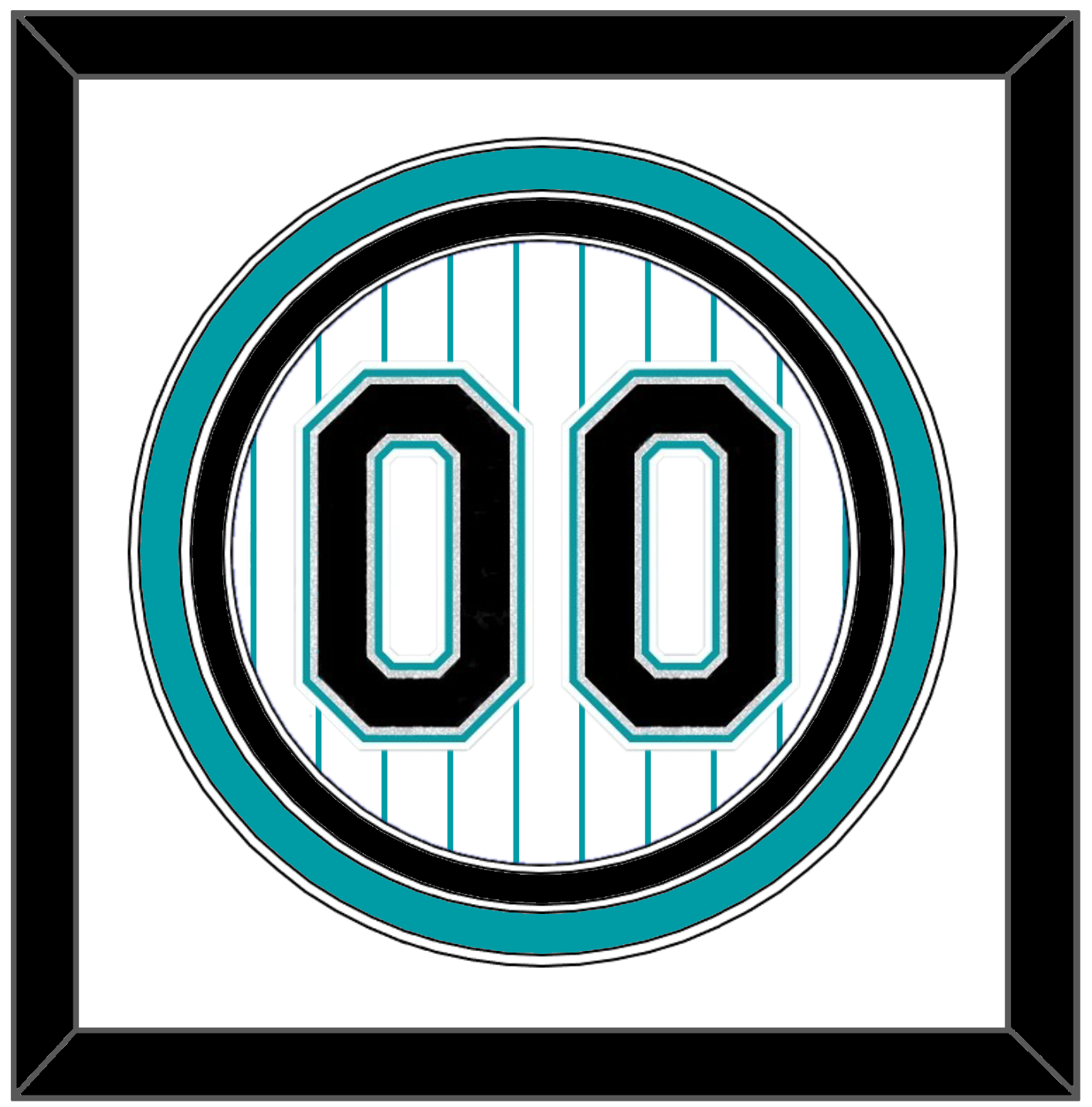 Florida Number - Home White Pinstripes (1993-2002) - Premier Tier 1