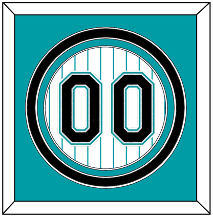 Florida Number - Home White Pinstripes (1993-2002) - Premier Tier 2