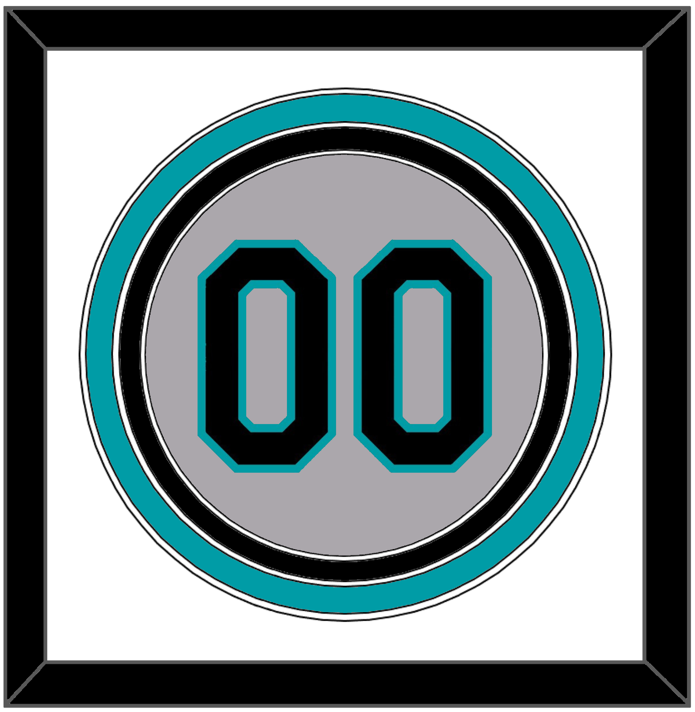 Florida Number - Road Gray (1993-2002) - Premier Tier 1