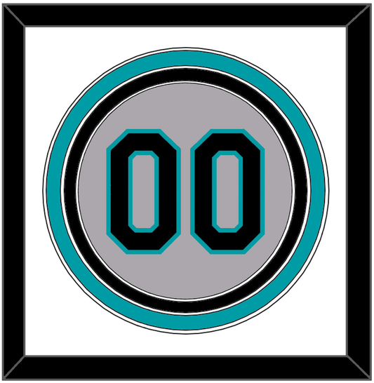 Florida Number - Road Gray (1993-2002) - Premier Tier 1