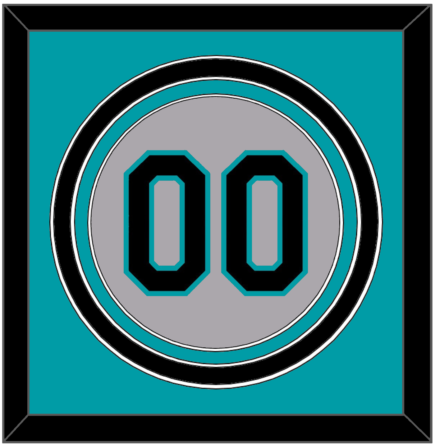 Florida Number - Road Gray (1993-2002) - Premier Tier 2